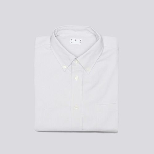 The Oxford Shirt Light Grey Stripe - ASKET - Modalova