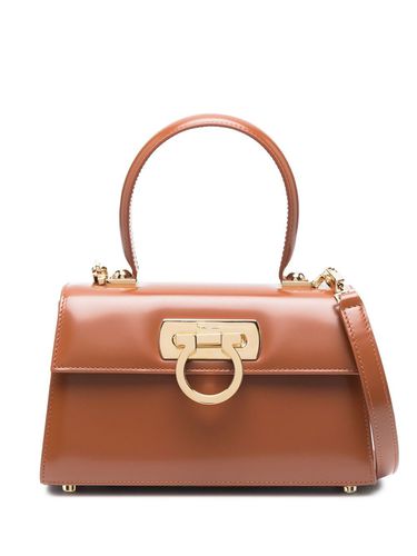 Leather Top Handle Bag - Ferragamo Creations - Modalova