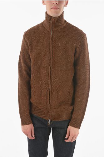 Braided Cable-knit Wool-blend Zip-up Sweater Größe L - Arnar Mar Jonsson - Modalova
