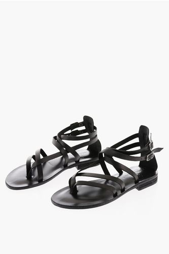 Leather Thong Sandals with Double Straps Größe 36 - Antichi Romani - Modalova