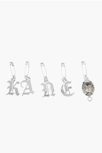 Set of 5 metal brooches with pendant Größe Unica - Christopher Kane - Modalova