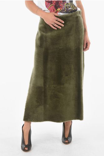 Shearling Longline Skirt Größe 42 - Blancha - Modalova