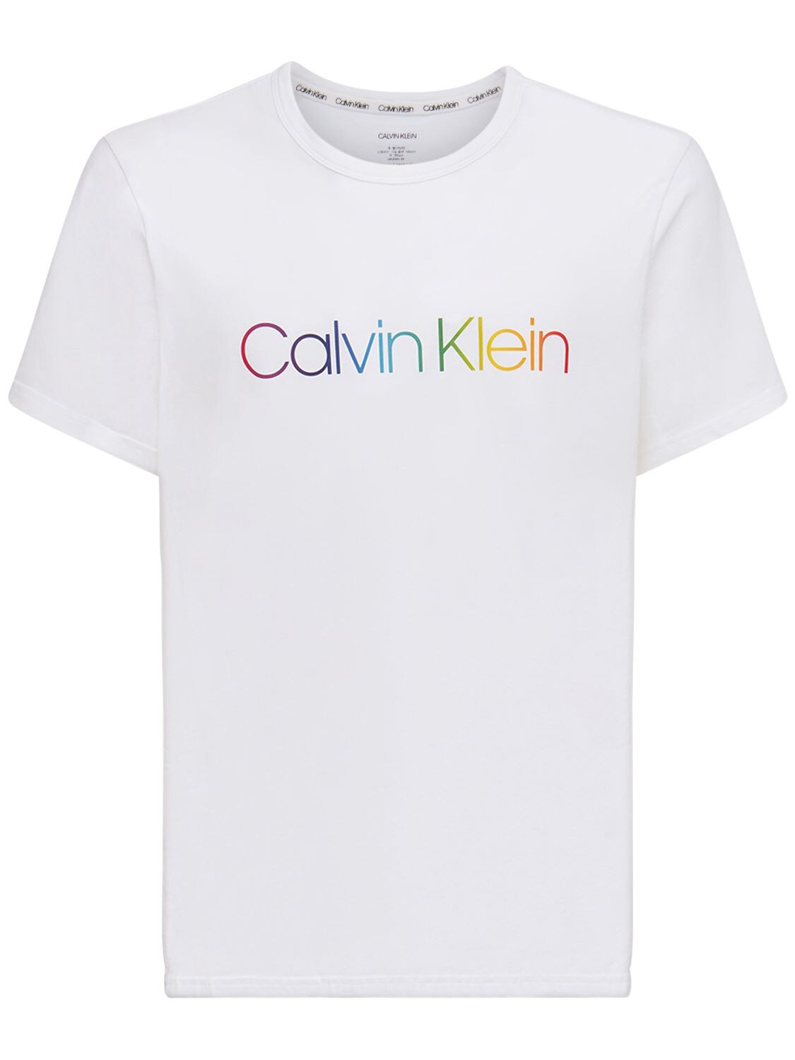 T-shirt Aus Baumwolle Mit Logo - CALVIN KLEIN UNDERWEAR - Modalova