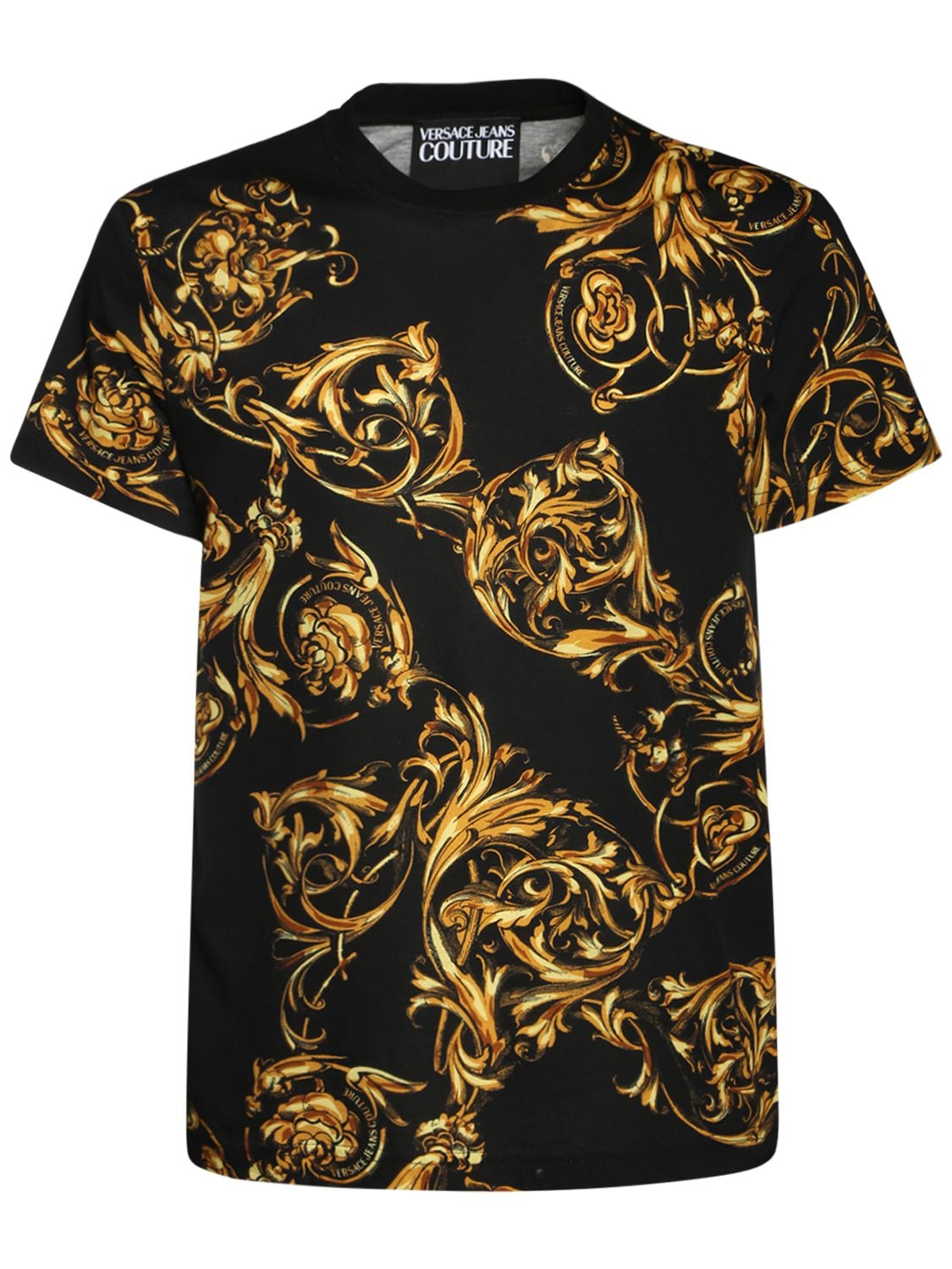 Bedrucktes T-shirt "baroque" - VERSACE JEANS COUTURE - Modalova