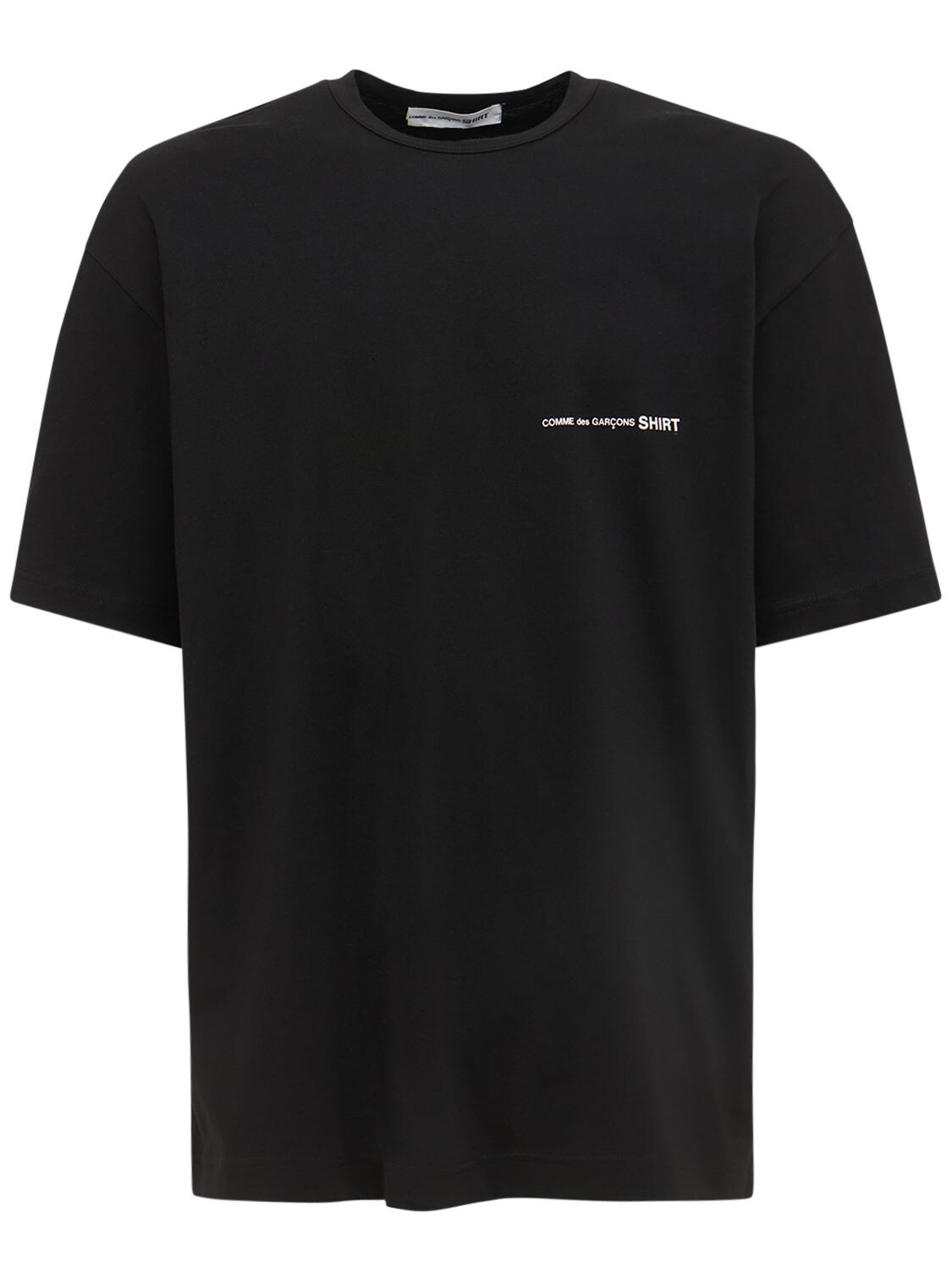 T-shirt Aus Baumwolljersey Mit Logodruck - COMME DES GARÇONS SHIRT - Modalova
