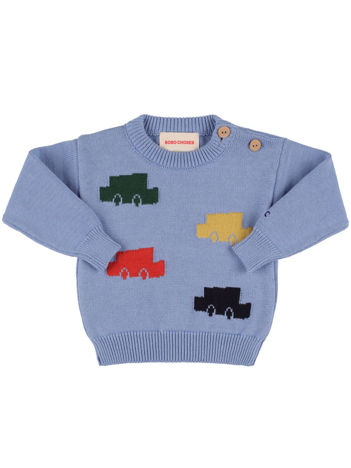 Baumwollstricksweater Mit Intarsie - BOBO CHOSES - Modalova