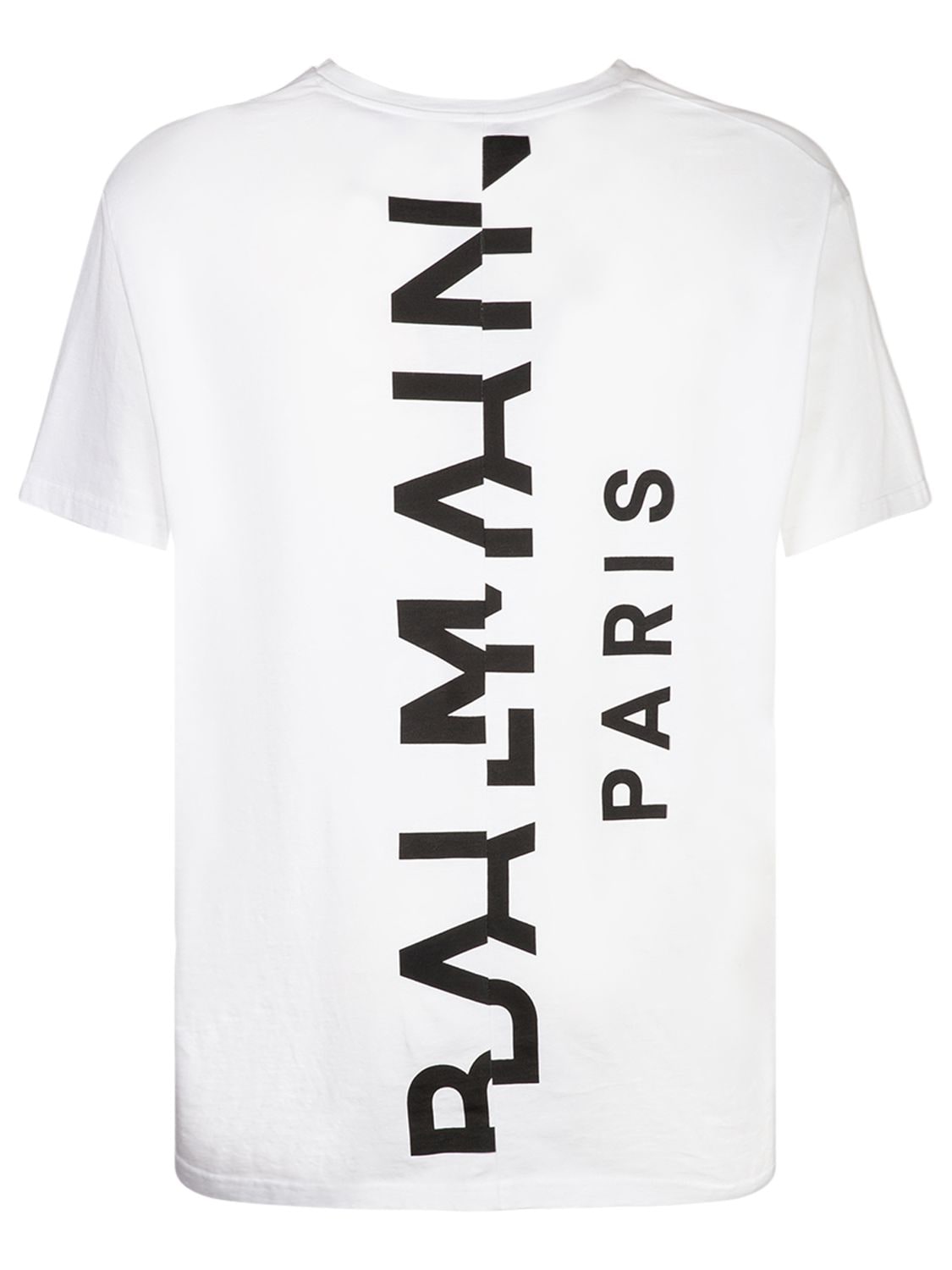 T-shirt Aus Jersey Mit Logodruck - BALMAIN - Modalova