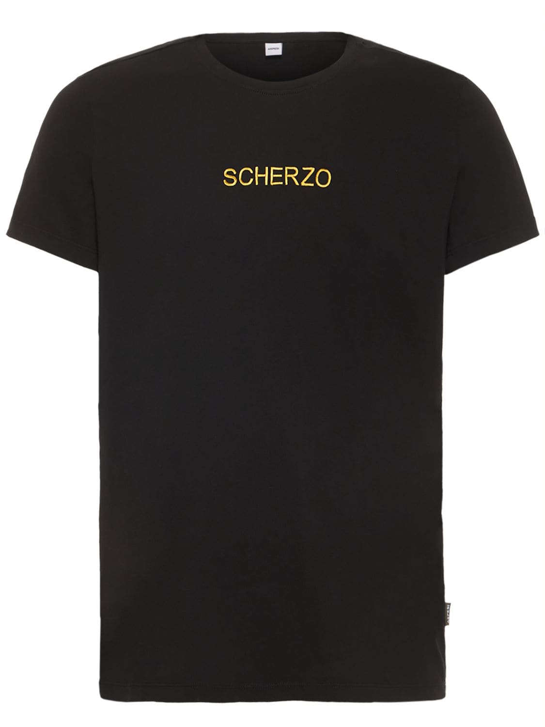 T-shirt Aus Baumwolle Mit Stickerei „scherzo“ - ASPESI - Modalova