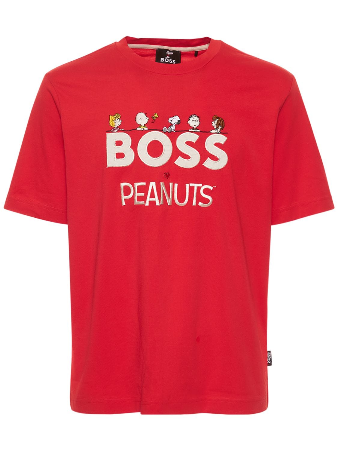 T-shirt Aus Baumwolljersey „bm X Peanuts“ - BOSS - Modalova