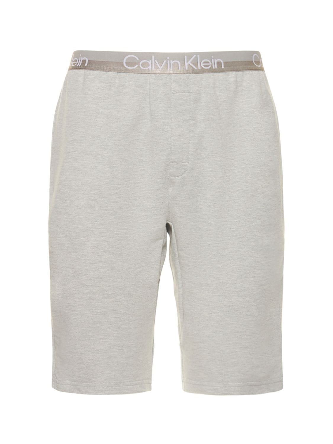 Shorts Aus Baumwollmischung Mit Logodruck - CALVIN KLEIN UNDERWEAR - Modalova