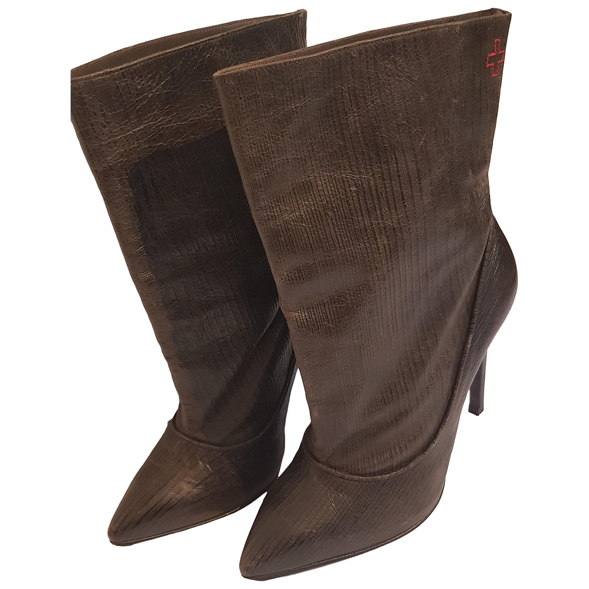 A.F.Vandevorst Leather ankle boots - A.F.Vandevorst - Modalova