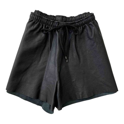 Bassike Leather shorts - Bassike - Modalova