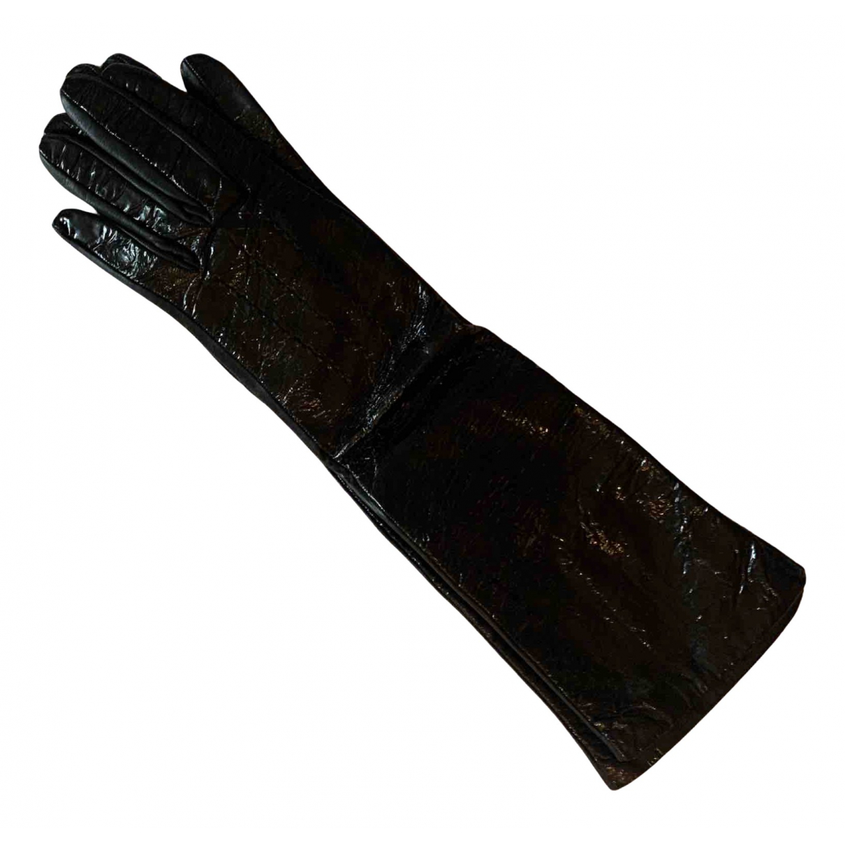 Anna Molinari Leather long gloves - Anna Molinari - Modalova