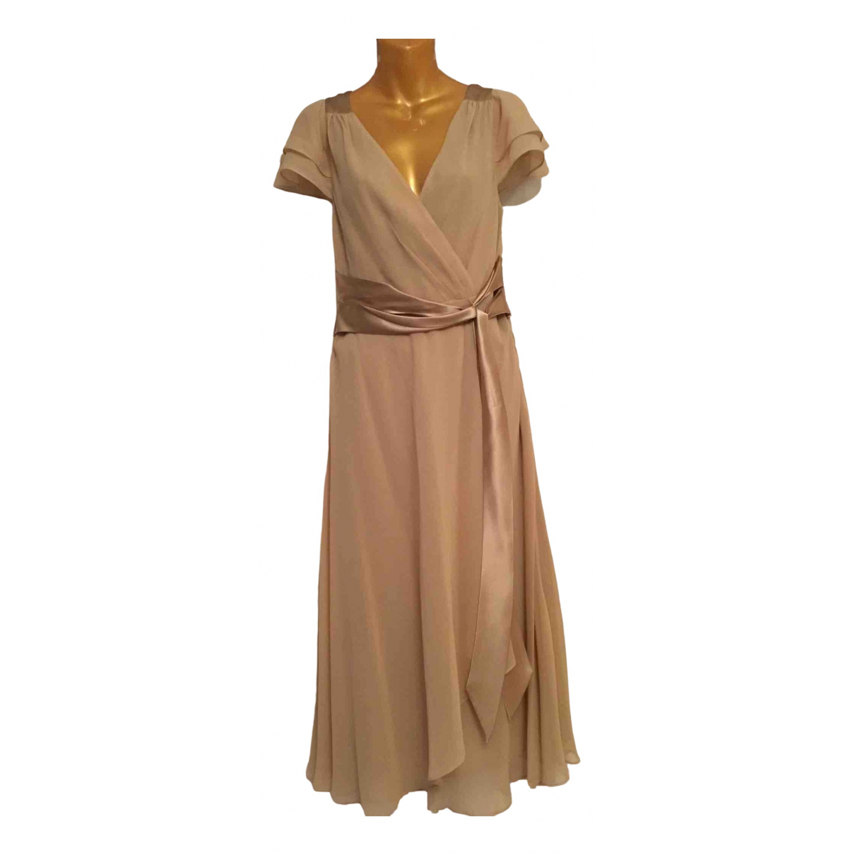 Silk mid-length dress - Elegance Paris - Modalova