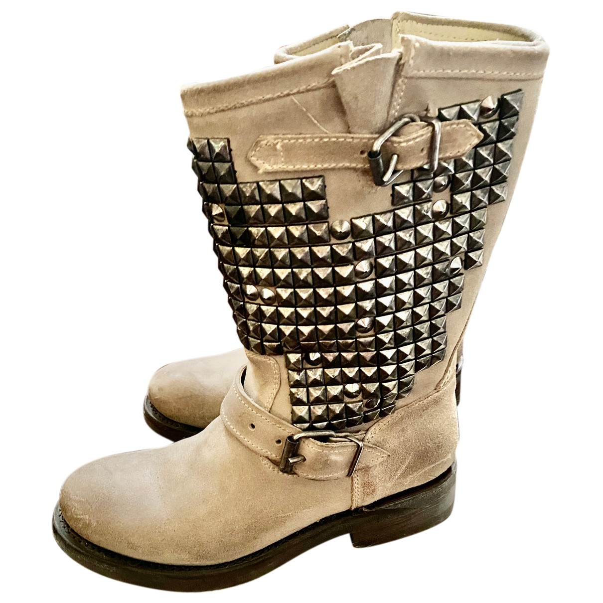Ash Leather ankle boots - Ash - Modalova