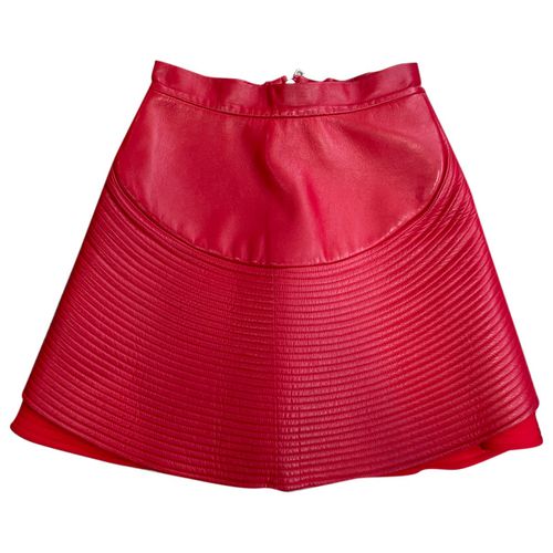 David Koma Leather mini skirt - David Koma - Modalova