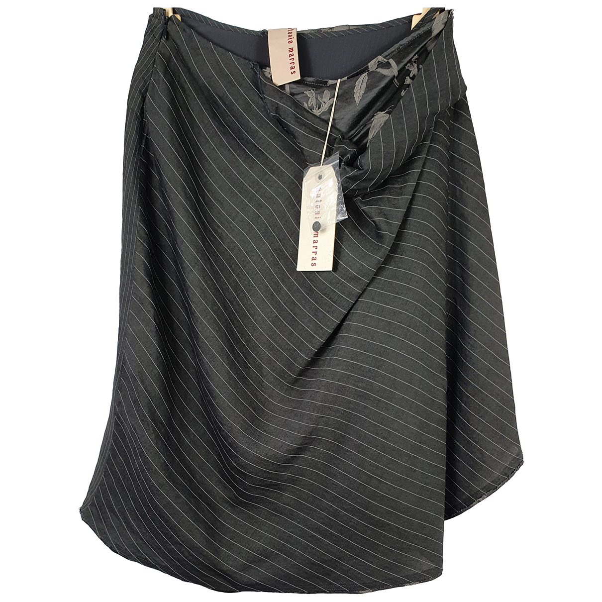 Linen mid-length skirt - Antonio Marras - Modalova