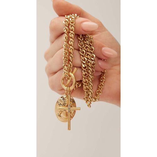 Halskette mit Anhänger - Gold - NA-KD Accessories - Modalova