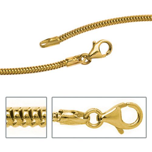 Schlangenkette aus 585 Gelbgold 1,9 mm 42 cm Gold Kette Halskette Goldkette - SIGO - Modalova
