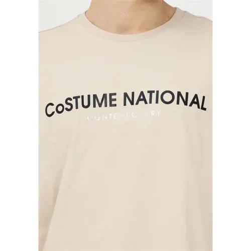 T-Shirt con logo Costume National - Costume National - Modalova