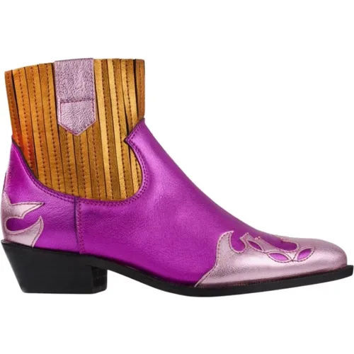 Austin metallic - Western Ankle Boots , Damen, Größe: 39 EU - Dwrs - Modalova