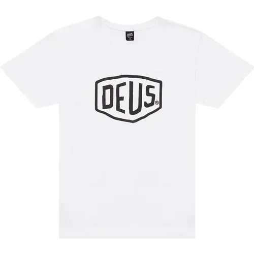 Shield T-shirt , Herren, Größe: L - Deus Ex Machina - Modalova