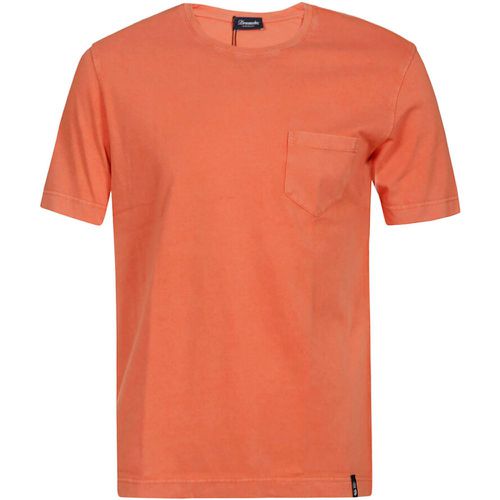 T-Shirt Pocket , Herren, Größe: XL - Drumohr - Modalova