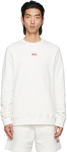 White Logo Sweatshirt - 424 - Modalova