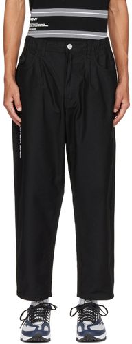 Black Embroidered Trousers - AAPE by A Bathing Ape - Modalova