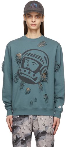 Blue Distressed Astro Logo Sweatshirt - Billionaire Boys Club - Modalova