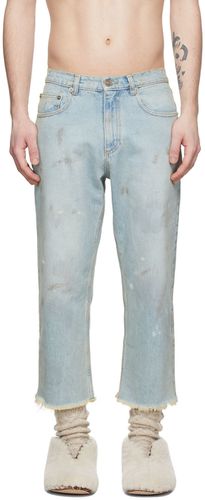 ERL Blue Smudged Jeans - ERL - Modalova