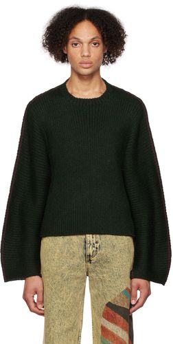 Black & Green Ash Sweater - Eckhaus Latta - Modalova