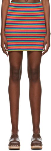 SSENSE Exclusive Multicolor Cotton Mini Skirt - Anna Sui - Modalova