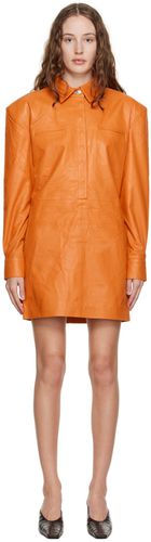 Orange Janen Leather Minidress - REMAIN Birger Christensen - Modalova