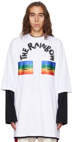 White Rainbow Long Sleeve T-Shirt - Acne Studios - Modalova