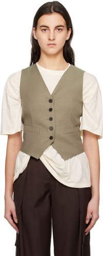 DRAE Khaki Button Vest - DRAE - Modalova