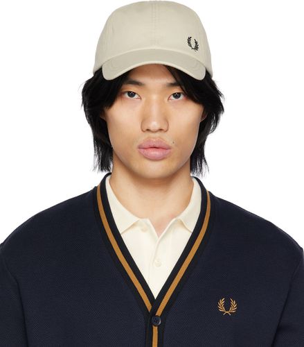 Off-White Embroidered Cap - Fred Perry - Modalova