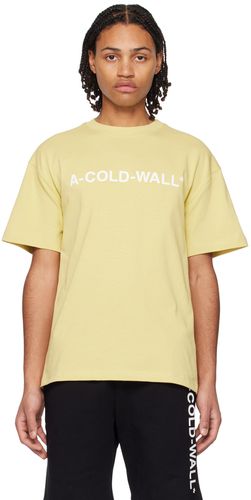 Yellow Essential Logo T-Shirt - A-COLD-WALL* - Modalova